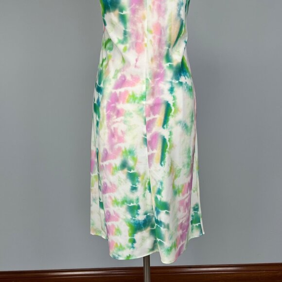 Amanda Uprichard Womens Tie Dye Racerback Midi Dress Sleeveless size Medium - Picture 9 of 12